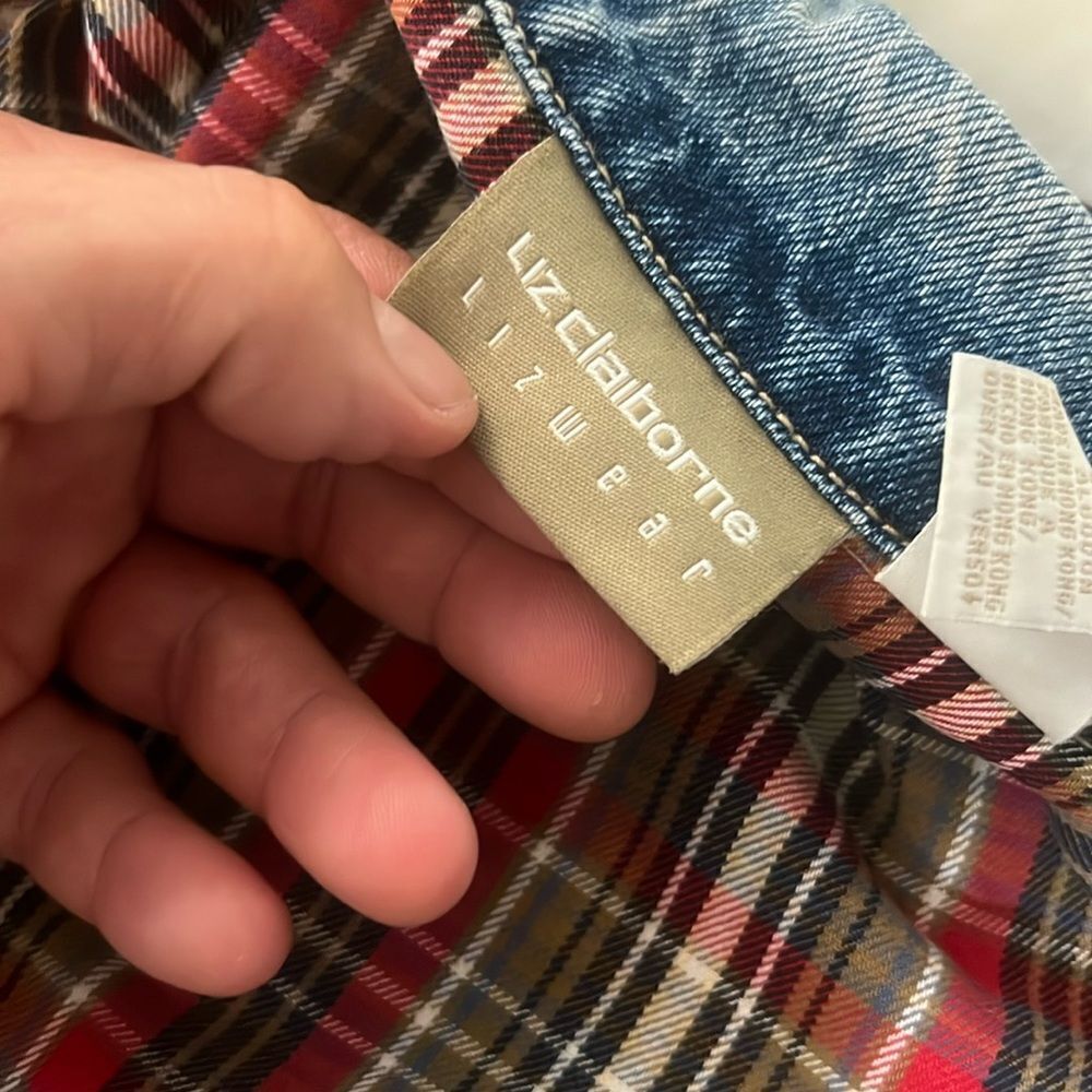 Liz Claiborne vintage denim jacket - Picture 10 of 11